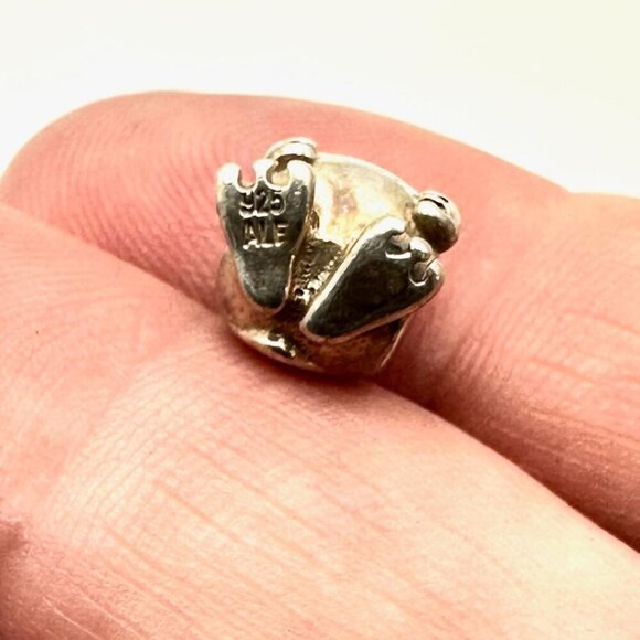 Pandora Frog Charm 925 ALE Sterling Silver - Picture 3 of 3